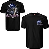 Liquid Blue New York Giants Blue Sky Helmet T-Shirt