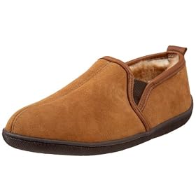 L.B. Evans Mens Carter Shearling Twin-Gore Slipper by L.B. Evans