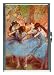 EDGAR DEGAS DANCERS IN BLUE BALLET ID CIGARETTE CASE