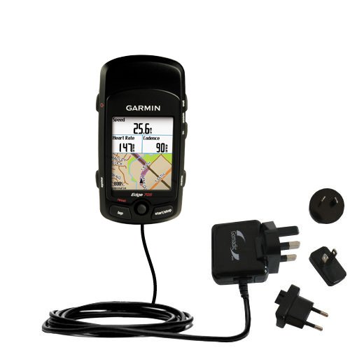International Wall Home AC Charger for the Garmin Edge 705 - uses Gomadic TipExchange Technology