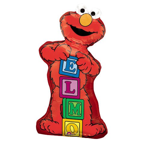 Sesame Street Elmo 34inch Birthday Mylar Balloon party decoration