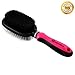 Shed Ninja Dog and Cat Brush - Grooming Tool for Short, Medium and Long Hair - Small and Large Animals - Skin and Coat Safe Bristles with Flexible Head - Deshedding Support