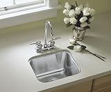 Kohler Sterling UCL1515 Springdale Undercounter Secondary Sink, 14 x 12, Stainless Steel