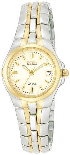Citizen Eco-Drive Women's Two-Tone Stainless Steel Watch #EW0044-51P