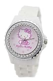 Hello Kitty - 24082 - Montre Fille - Quartz - Analogique - Bracelet Plastique Blanc
