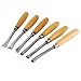 Silverline 250234 6-piece Carving Chisel Set