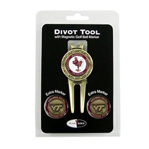 NCAA Virginia Tech University Divot Tool and Marker Set by 