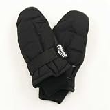 Girl's Thinsulate Lined Waterproof Ski Mitten (Sizes 4-6x, 7-14) - 4 - 6x - Black