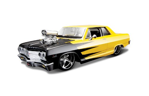 Maisto 1:24 Scale AS PS 1965 Chevrolet Malibu SS Diecast Vehicle (Colors May Vary)