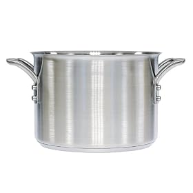 Meyer Commercialware Stainless Steel Open Stockpot, 32 cm, 24.0 litres