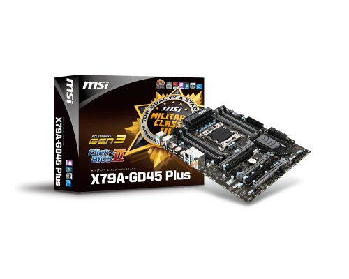 MSI Computer Corp. LGA2011 Intel X79 DDR3 SATA3 and USB 3.0 A&GbE ATX Motherboard X79A-GD45(PLUS) On Sale