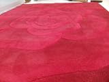 Red Rose Design 3D Utopia rug. 120x180cm