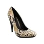 POSSESS Women's Snake print Pumps by Anne Michelle (8.5, White Snake)