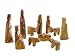 Olive Wood Children's Nativity Set (12 Pieces Set).