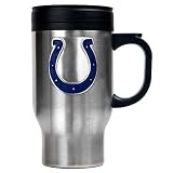 Indianapolis Colts 16oz Stainless Steel Travel Mug (Primary Logo)