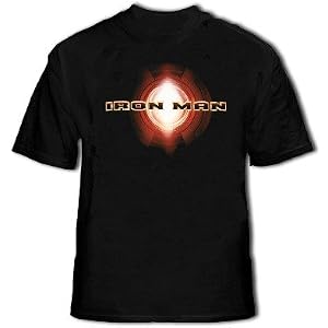 Iron Man Logo T-Shirt (Black) (Men’s Small)