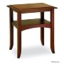 Contemporary Walnut Finish Accent Occasional End Table
