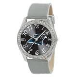 Game Time Women's NFL-GLI-CAR Glitz Classic Analog Carolina Panthers Watch