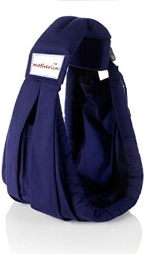 Montherline Cotton Baby Sling Carrier Blue