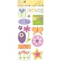 DCWV ST-010-00011 Nana's Kids Epoxy Stickers-"Girl"