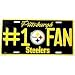 NFL National Football League Pittsburgh Steelers #1 Metal Tag