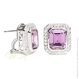 STUDIO 925: *LEHMAN AMETHYST CZ 4.5CT EARRINGS*
