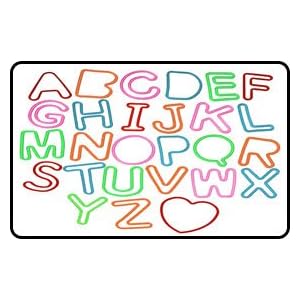 Zany Bandz Shaped Rubber Bands 37Pack Alphabandz