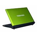Toshiba NB550D-105 25,7 cm (10,1 Zoll) Netbook (AMD C50, 1GHz, 1GB RAM, 250GB HDD, AMD HD 6250, Win 7 Starter) gr�n