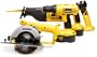 Factory-Reconditioned DEWALT DC4CPKAR 18-Volt Ni-Cad Cordless 4-Tool Combo Kit