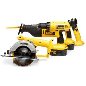 DEWALT DC4CPKA 18-Volt Ni-Cad Cordless 4-Tool Combo Kit