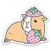 Strawberry and Guinea Pig Vinyl Sticker for Laptop and Tumbler