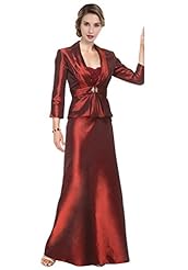 Taffeta Bridesmaid Dress/Mother-of-the-Bride Dress 