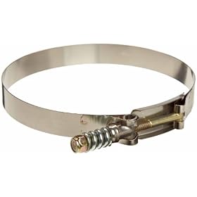 Murray Steel Spring-Load Hose Clamp with Steel Screw, 5.56"-5.86", 3/4"W, 50-60 lbs Torq