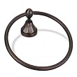 Elements   BHE3-06DBAC Transitional Towel Ring, Dark Brushed Antique Copper
