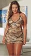 Sure to Bag your Buck in this Sexy Camouflage Net Halter Dress with Matching Thong Lingerie. Great for Valentine's Day or Any Fun Night! (dog tags not included)
