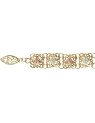 Black Hills Gold Jewelry by Coleman 10K Gold 8 Inch Bracelet