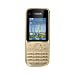 Nokia C2-01 Handy (Ohne Branding, 5,1 cm (2 Zoll), 3,2 Megapixel Kamera) warm silber