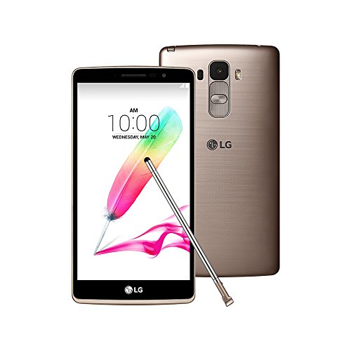 LG G4 Stylus H630 5.7-Inch 13MP 4G LTE Dual SIM Factory Unlocked (GOLD) - International Stock No Warranty
