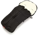 Kaiser 6571425 - Sommerfußsack Vario 2 in 1, Farbe: schwarz