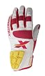 Xprotex Girls Dingr White/Rodamine Red Batting Glove