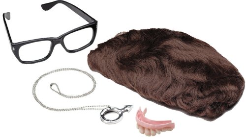 Childrens Toyshop  Toys : Austin Powers Deluxe Accessories Kit (Glasses, Wig, Teeth & Medallion)