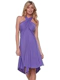 Purple Convertible Dress or Skirt 4 Different Looks Made in USA