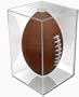 NFL - NCAA BallQube Football Holder Sports Memorabilia Display Case