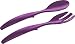 Emsa 507173 Vienna Salatbesteck Transparent brombeer