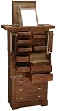 Belladonna Floor Standing Locking Jewelry Armoire by Agresti.