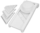 MIU Plastic Mandoline with Four Attachments and Safety Holder
