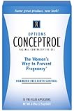 Options Conceptrol Contraceptive Gel with 10 pre-filled applicators