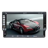 Absolute DMR-760BT In-Dash 7 Monitor with DVD, CD, MP3 Receiver with Built-in Bluetooth, Front Panel USB and Aux-in