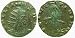 Gallienus, August 253 - 24 March 268 A.D., Barbarous Imitative; Bronze Antoninianus