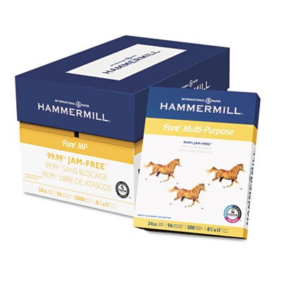 Hammermill Fore MP 24 lb, 8 1/2 x 11 Inch White Paper, 5000 Sheets (10328-3)